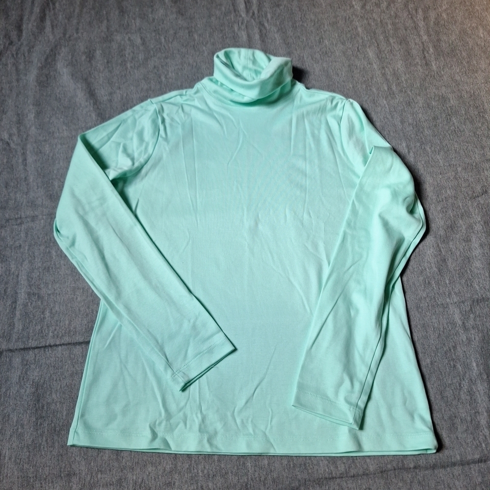 Ll Bean Turtleneck Pullover Shirt Size SR